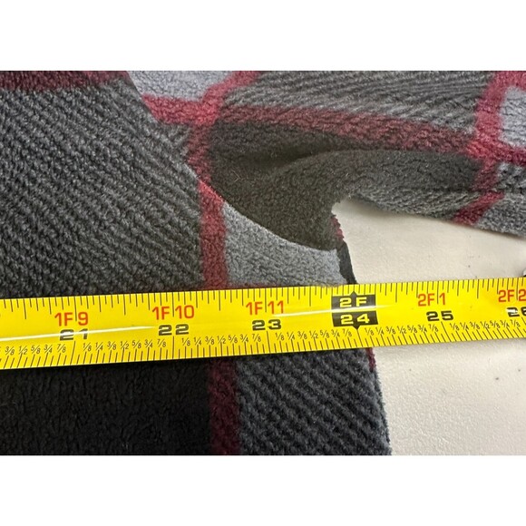 Freedom Foundry Shirt Men's Sz Large Plaid Plush Fleece Button Up Chest Pocket - Picture 7 of 14